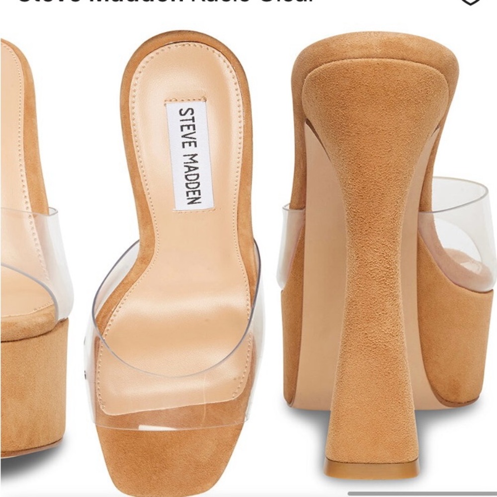 Steve Madden Kacie Suede Heel. New Without Box. Size 8M. - Picture 2 of 3
